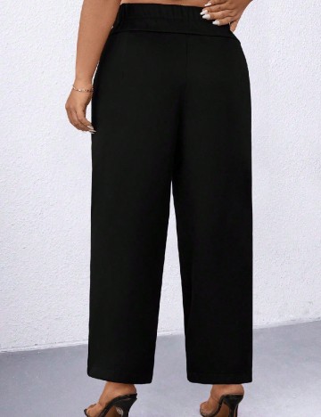 Pantaloni SHEIN CURVE, negru