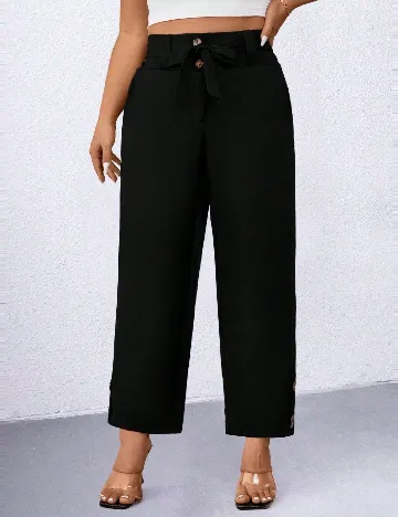 Pantaloni SHEIN CURVE, negru