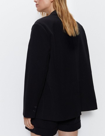 Sacou Oversize WAREHOUSE, negru