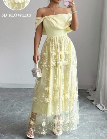 Rochie lunga SHEIN, galben