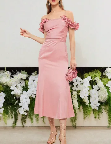 Rochie medie SHEIN, roz
