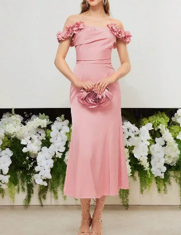 Rochie medie SHEIN, roz