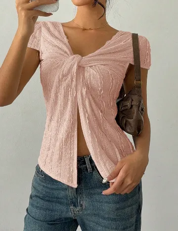 Bluza SHEIN, roz pal