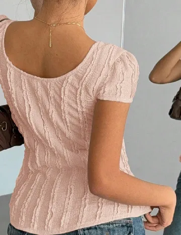 Bluza SHEIN, roz pal