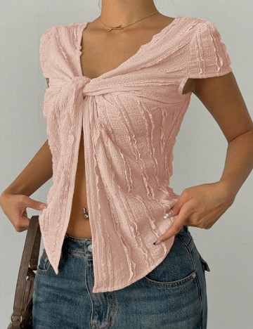 Bluza SHEIN, roz pal