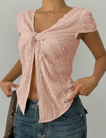 Bluza SHEIN, roz pal