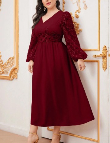 Rochie medie SHEIN CURVE, rosu