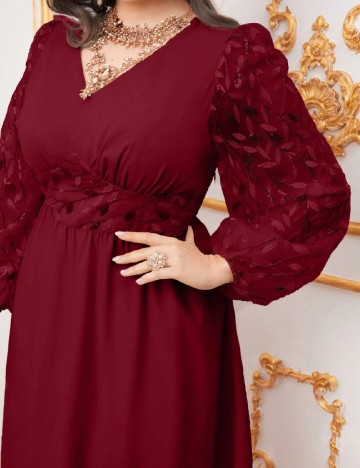 Rochie medie SHEIN CURVE, rosu