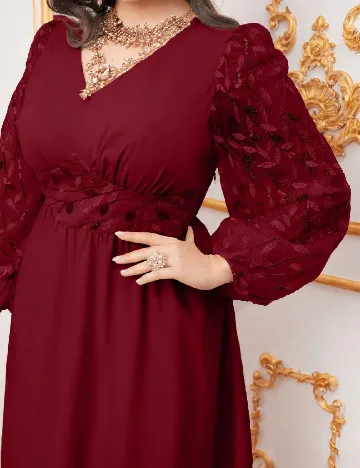 Rochie medie SHEIN CURVE, rosu