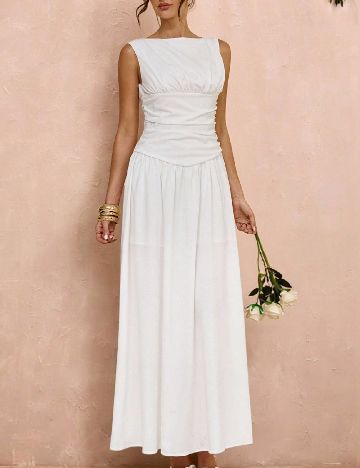 Rochie lunga SHEIN, alb