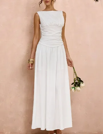 Rochie lunga SHEIN, alb