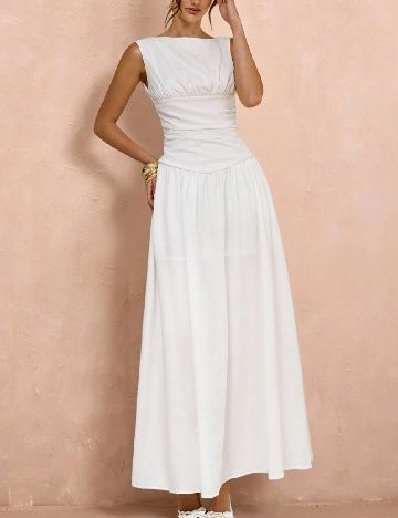 Rochie lunga SHEIN, alb