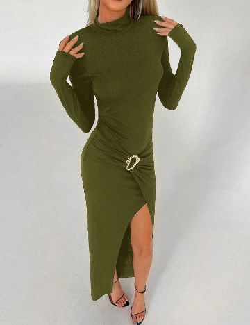 Rochie lunga SHEIN, verde