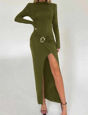 Rochie lunga SHEIN, verde