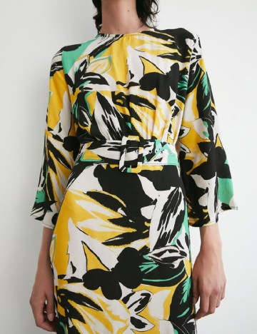 Rochie medie WAREHOUSE, mix culori