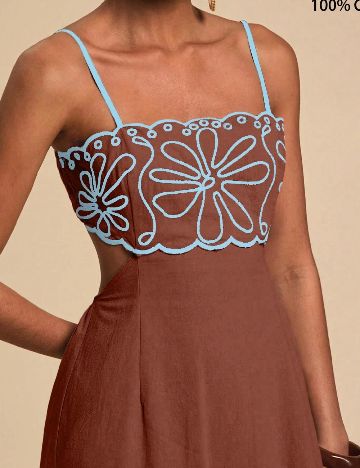 Rochie lunga SHEIN, maro