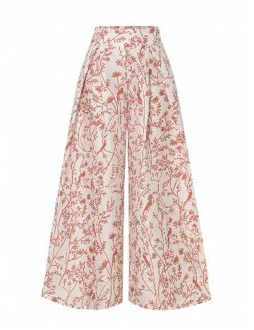 Pantaloni SHEIN, alb
