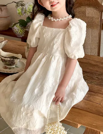 Rochie Shein Kids, ecru