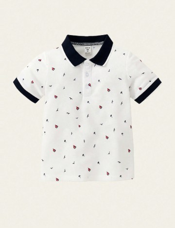Tricou Shein Kids, alb