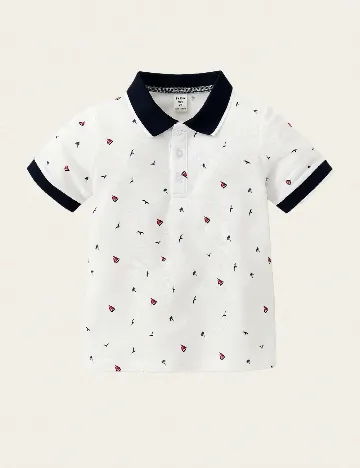 Tricou Shein Kids, alb