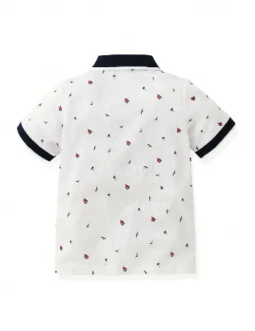 Tricou Shein Kids, alb