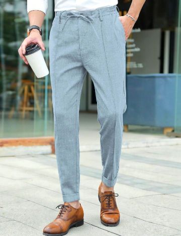 Pantaloni SHEIN, albastru