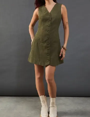 Rochie scurta WAREHOUSE, verde