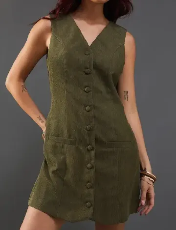 Rochie scurta WAREHOUSE, verde