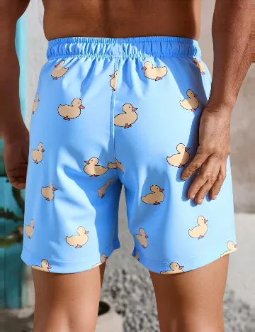 Short de baie SHEIN, albastru