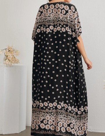 Rochie lunga Emery Rose Curve, negru