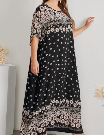Rochie lunga Emery Rose Curve, negru