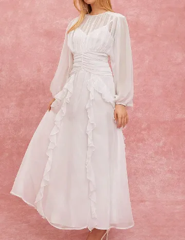 Rochie lunga SHEIN, alb