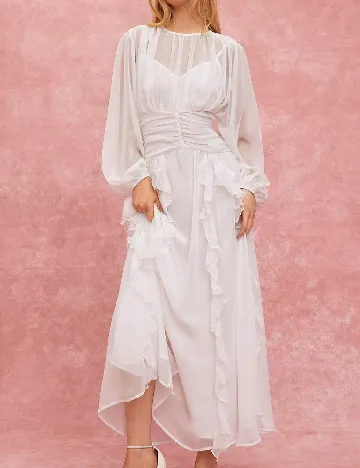 Rochie lunga SHEIN, alb
