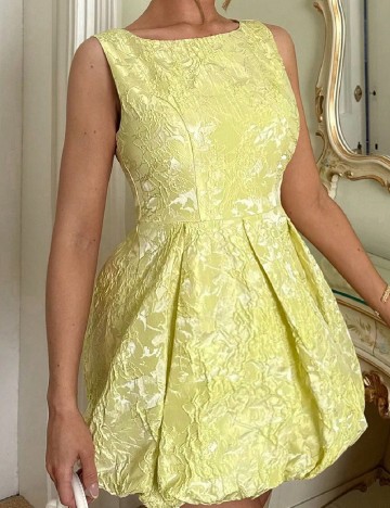 Rochie scurta SHEIN, galben