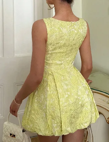 Rochie scurta SHEIN, galben
