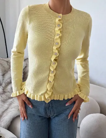 Cardigan SHEIN, galben