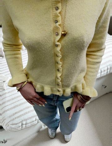 Cardigan SHEIN, galben