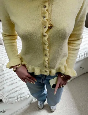 Cardigan SHEIN, galben