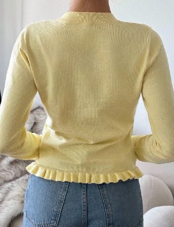 Cardigan SHEIN, galben