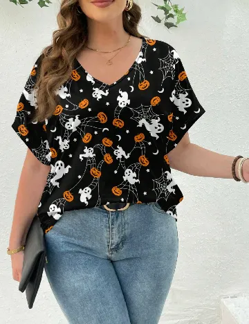 Tricou SHEIN CURVE, negru