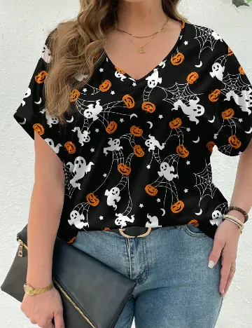 Tricou SHEIN CURVE, negru