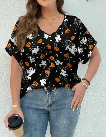 Tricou SHEIN CURVE, negru