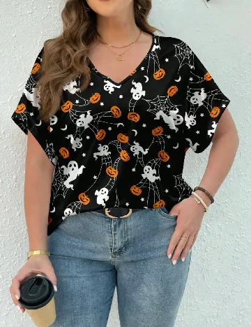 Tricou SHEIN CURVE, negru