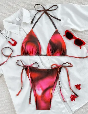 Costum de baie SHEIN, mix culori