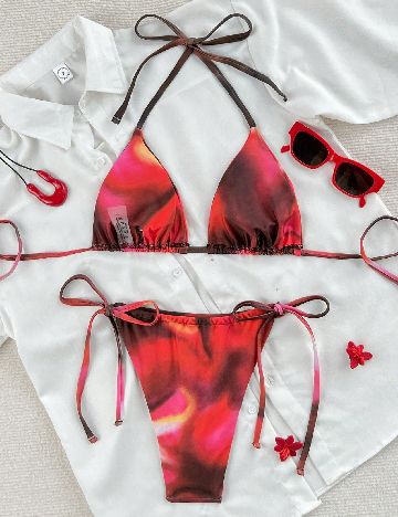 Costum de baie SHEIN, mix culori
