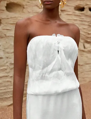 Top SHEIN, alb