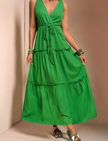 Rochie lunga SHEIN, verde