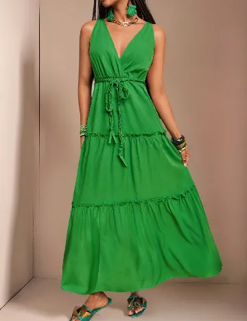 Rochie lunga SHEIN, verde