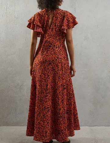 Rochie lunga WAREHOUSE, mix culori