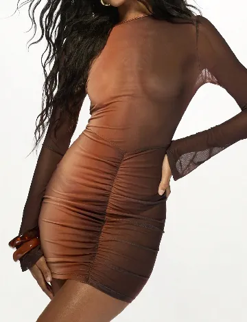Rochie scurta Missguided, maro